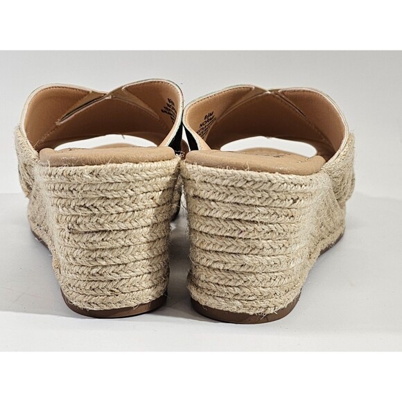 IMPO‎ Women's 8.5 Normi Shell Beach Theme Wedge Slide Sandals Heels NWOB - Picture 7 of 11